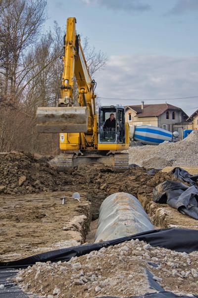 Suivi de chantier village d'entreprises Sillingy (du 21 au 4 décembre)